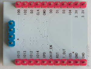 ESP8266 ESP-201 module bottom view