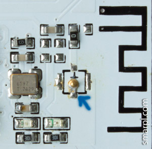 ESP-201 U.FL connector short circuit