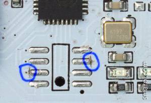 ESP8266 ESP-201 GPIO9 GPIO10 mod - step 2